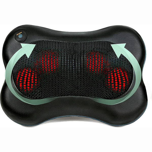Home Shiatsu Shoulder Back Neck Massager Deep Tissue Kneading Electric Vibrator Infrared