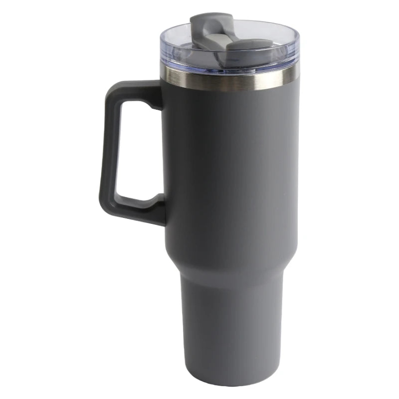 BPA Free Eco Friendly Double Walled Insulated Coffee Tea Drinking Morning Routine 40 Oz