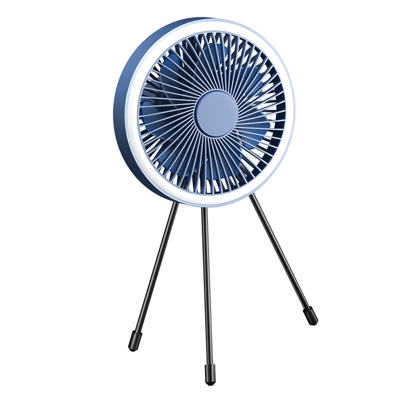 F47 Multifunctional Fan USB Rechargeable Portable Outdoor Camping Ceiling Fan with Night