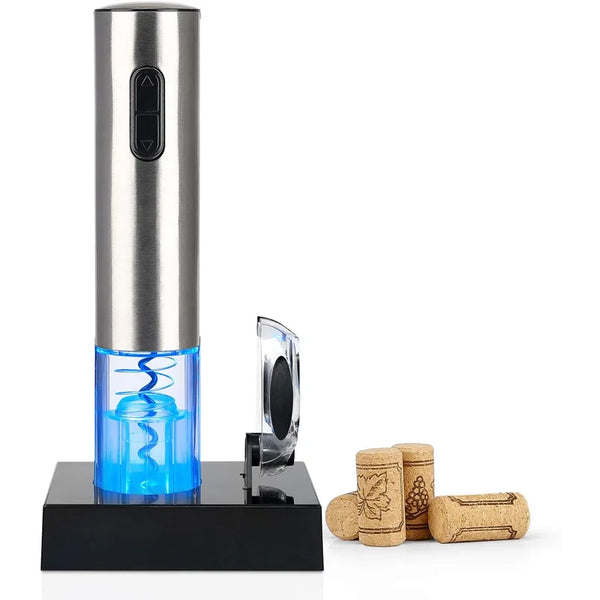 Corkscrew Automatic Wine Bottle Opener with USB Charging Cable Rechargeable Stainless