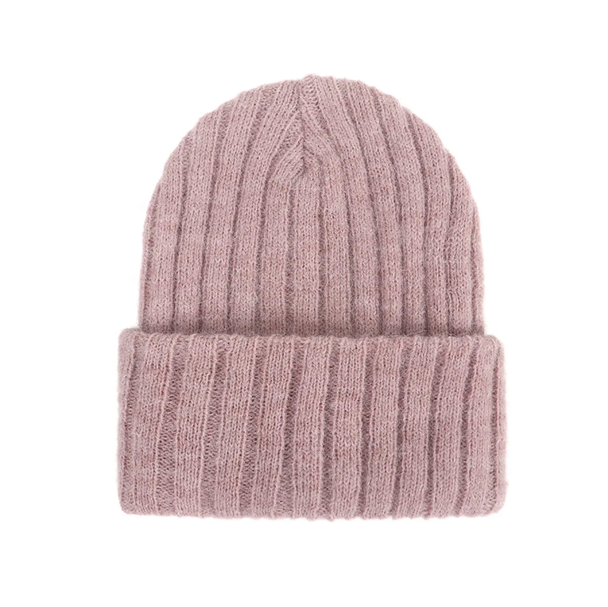Cozy Unisex Winter Beanie Hat 100% Acrylic Knitted Warm Metal Buckle Closure 3D