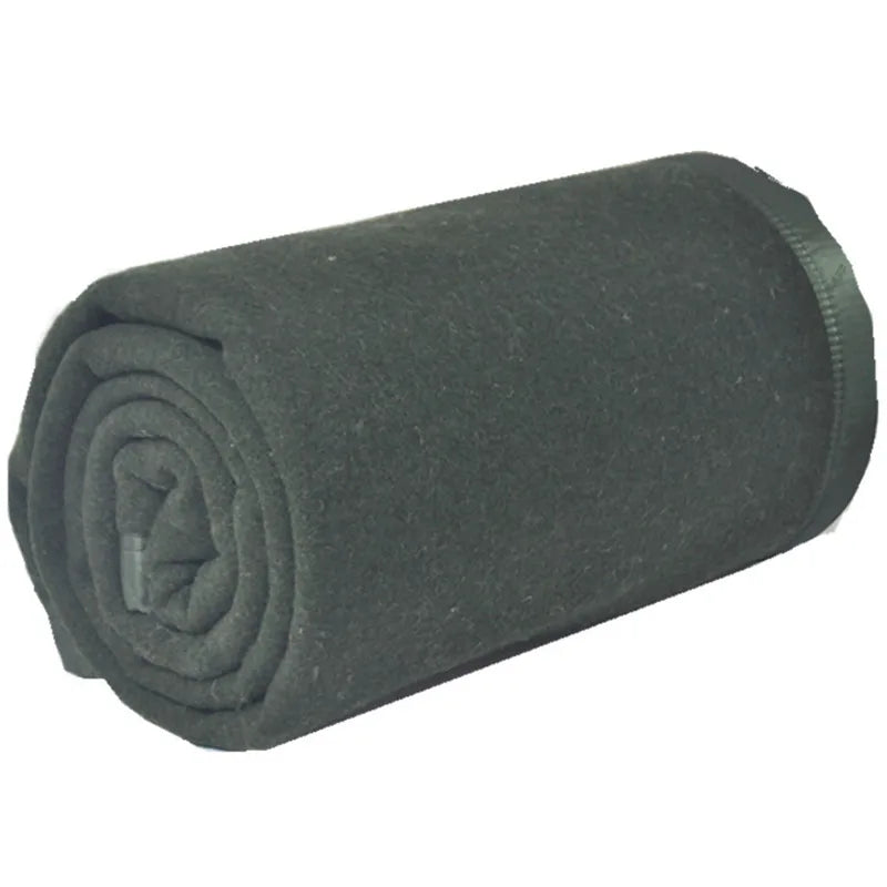 Army Green Chunky Knit Blanket Winter Season Customized