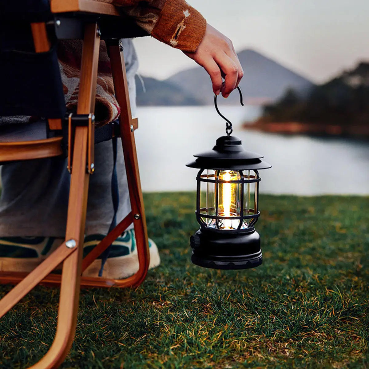 Waterproof Portable USB Rechargeable Camping Lamp Super Bright Emergency Light