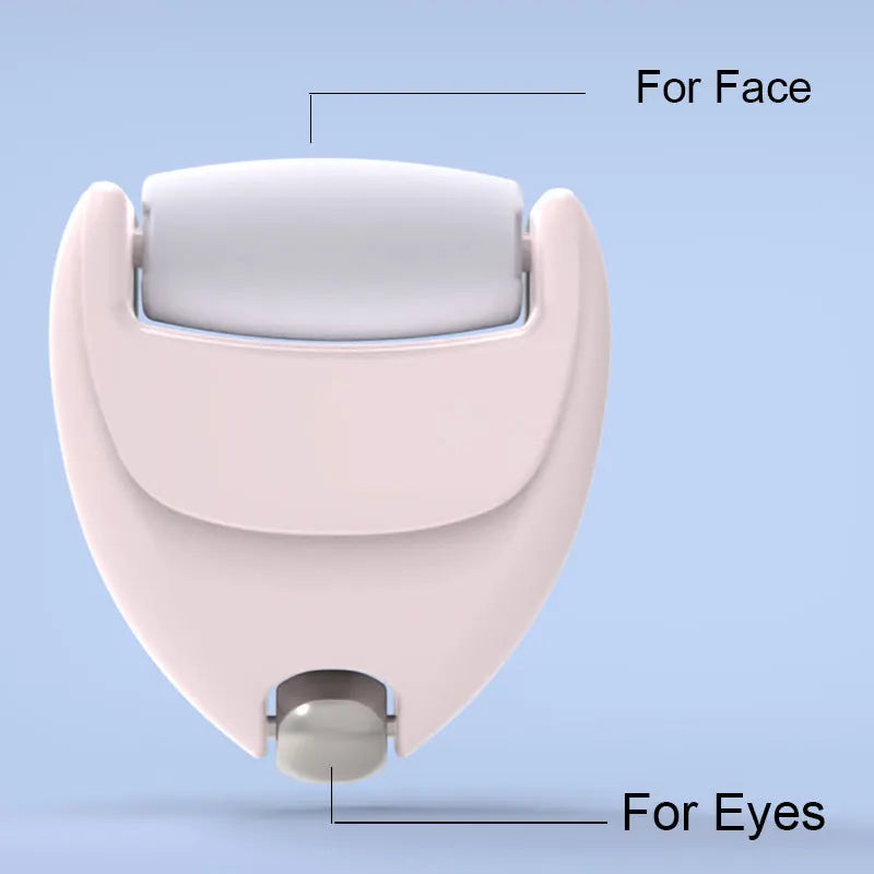 Mini Stainless Steel Face and Eye Roller, Ice Cube Facial Massager