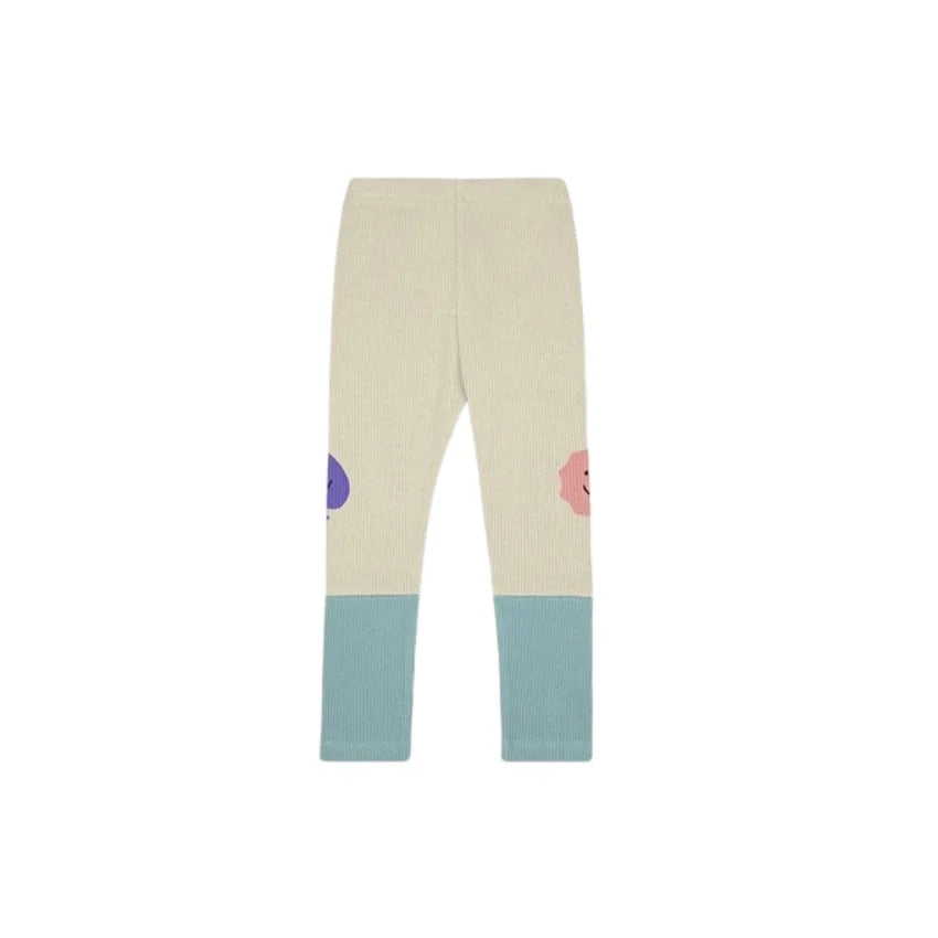 Stock Childrens Cotton Fleece-Lined Thickened DERON Base Leggings; Autumn/Winter Kids