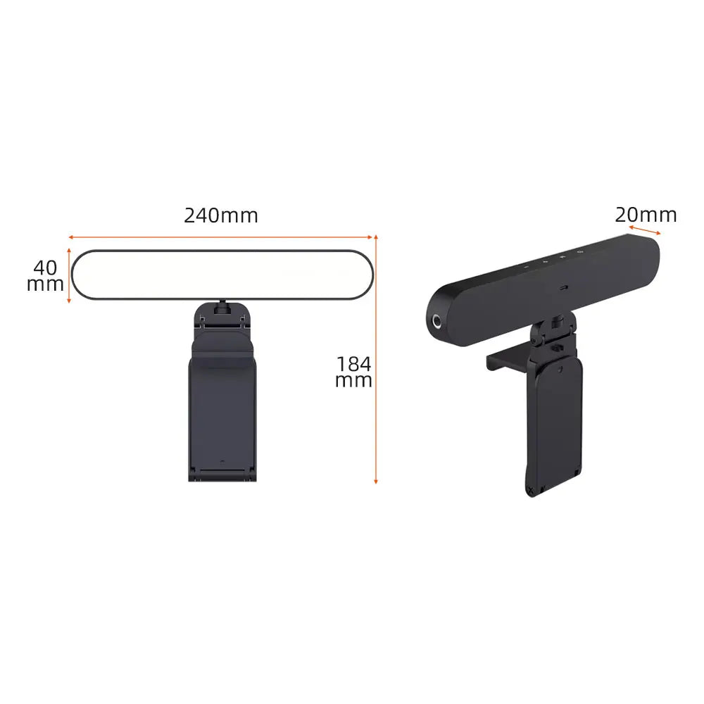 Adjustable Brightness Smart Monitor Screen Bar Light Wireless Remote Control Office Zoom