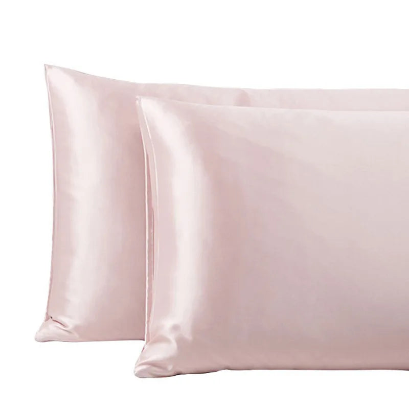 100% Mulberry Silk Woven Luxury Modern Rectangle Pillow Case Soft Silk Satin Fabric