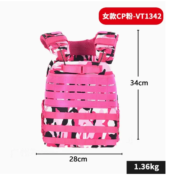 Customizable Men'S Fitness Training Vest Oxford Material Adjustable Weighted Vest