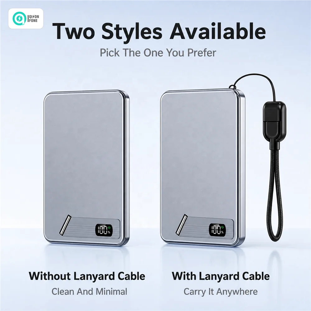 Fast Charging Wireless Power Banks Charger 10000 Mah Mini Magnetic Power Bank 22.5w