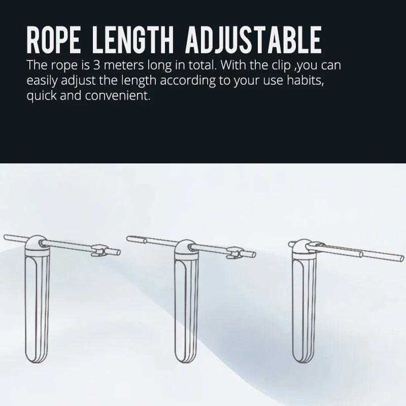 Electronic Metal Digital Skipping Rope With Adjustable PVC Wire Cordless Ball Smart Jump
