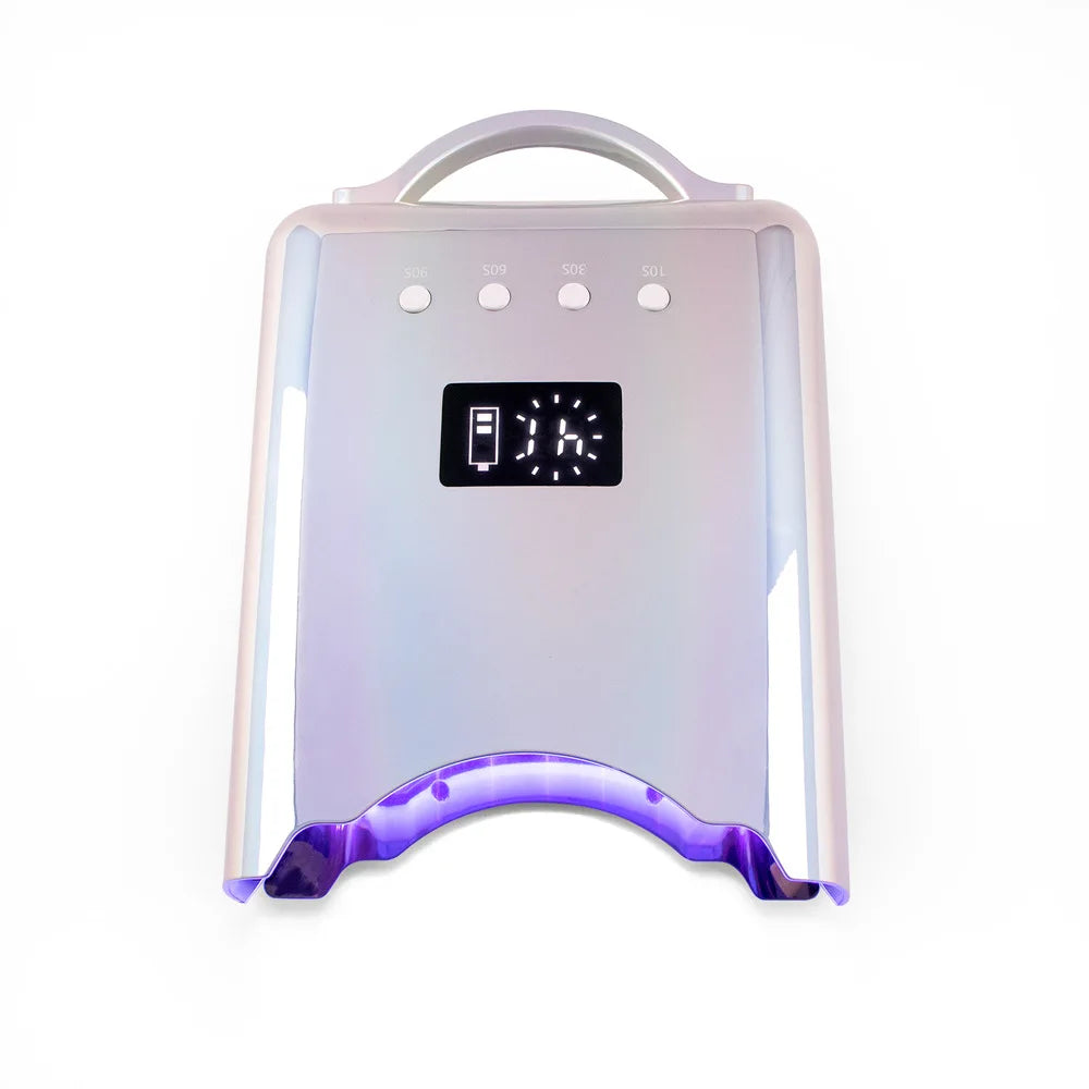 Black Pink Manicure Table Nail Gel Polish Curing Rechargeable Nail Dryer SUN UV Hybrid