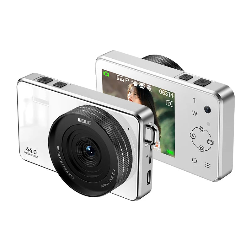 New Popular 2.8 Inch HD Digital Camera for Students Video Camera 2.7K 64MP IPS Screen 16X
