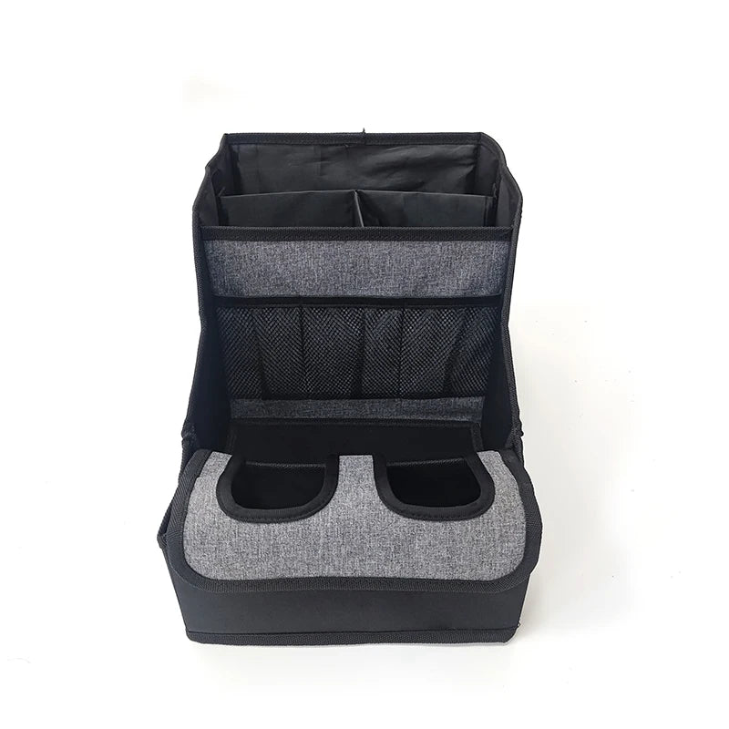Portable 2 Inch 600D Polyester Car Backseat Organizer Zipper Closure 3 Adjustable