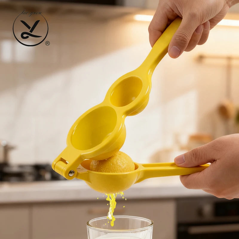 Aluminum Manual Lemon Juicer & Squeezer for Citrus Fruits-Sustainable Kitchen Accessory