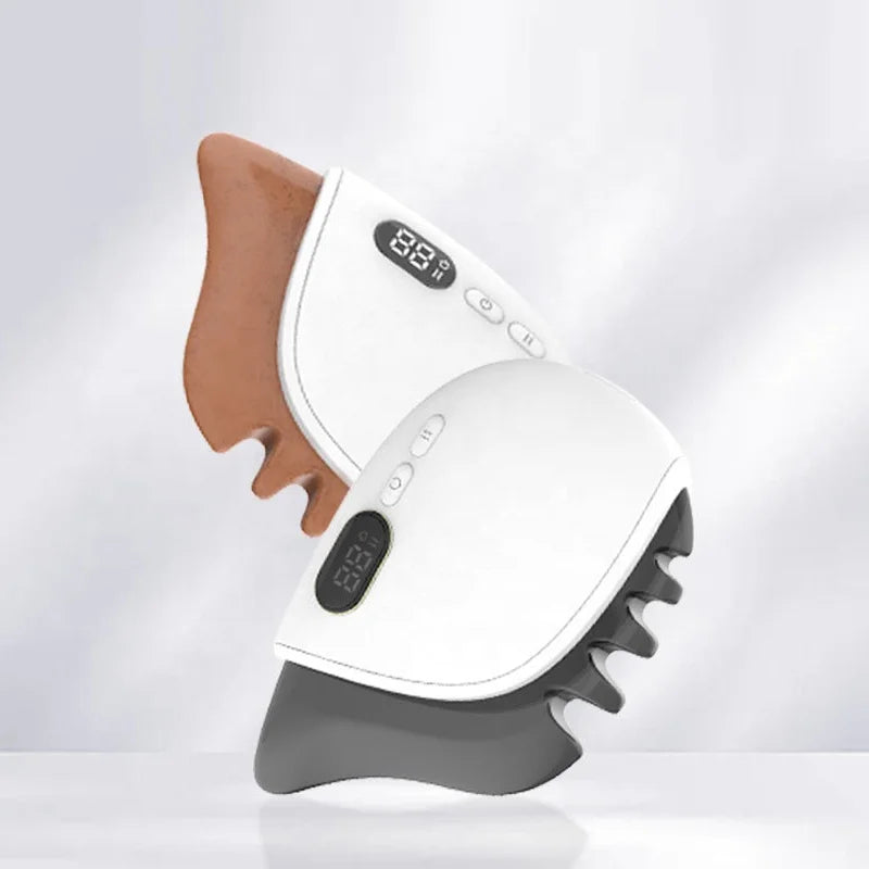 EBSM6 Electric Skincare Tools Jade Face Roller Gua Sha Set Slimming Led Face Massage Tool