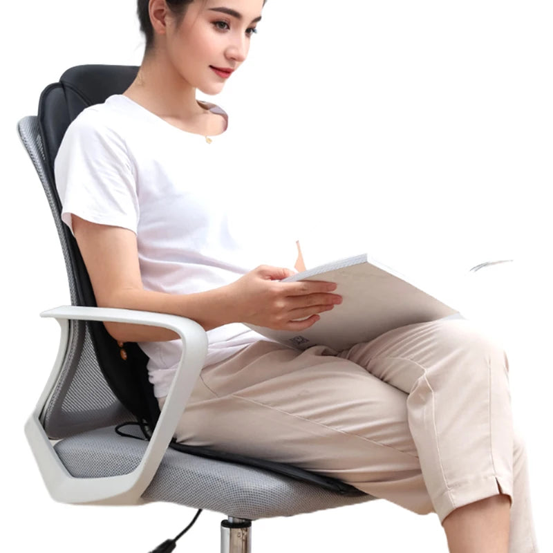 Shiatsu Neck Back Massager Rolling and Kneading Body Relax Massage Cushion With Heat