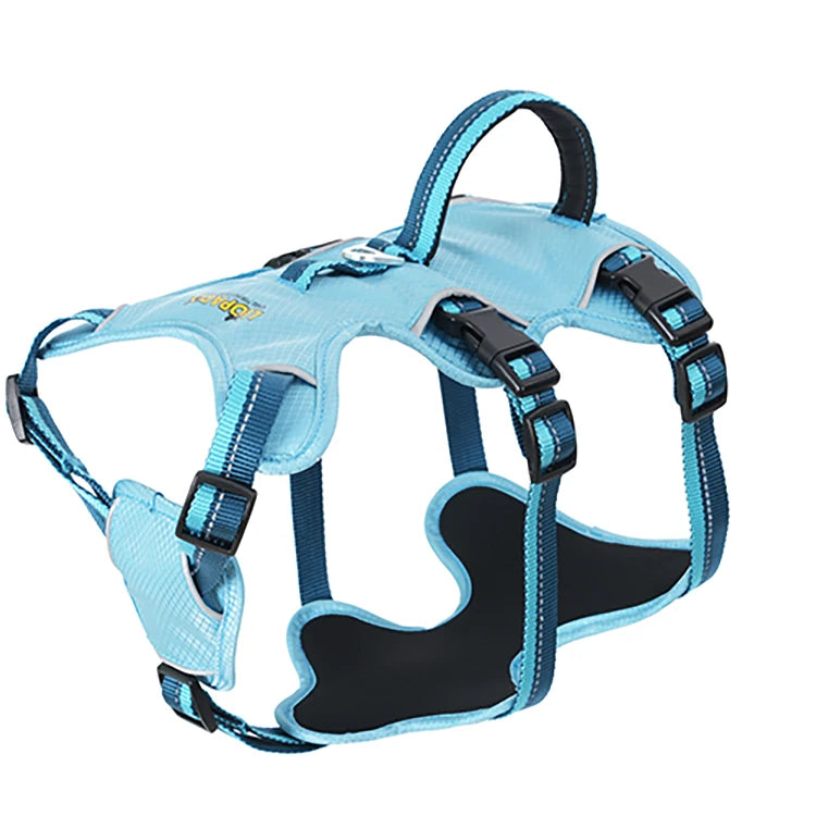 Pet Dog Harness With D Ring Dog Vest Breathable Padded Reflective Adjustable No-Pull