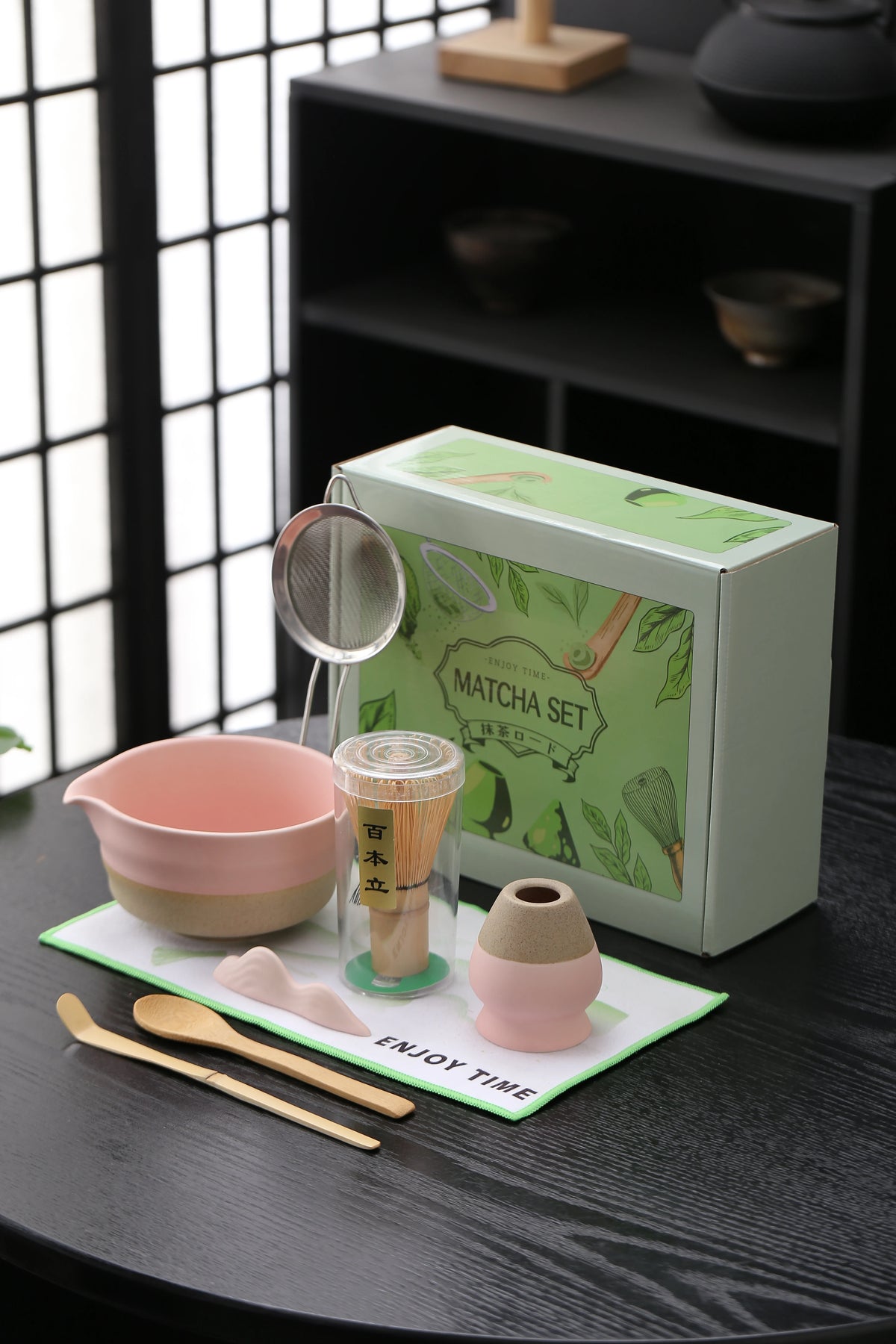 4 to 7 PCS Matcha Bowl Ceremony Accessory Japanese Tea Matcha Organic Bamboo Whisk Chasen