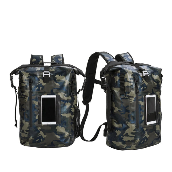Waterproof Backpack Dry Bags Pack for Kayaking Camping Beach Fishing Hiking