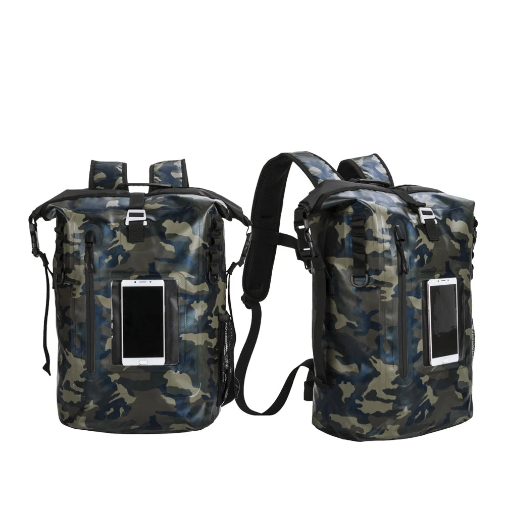 Waterproof Backpack Dry Bags Pack for Kayaking Camping Beach Fishing Hiking