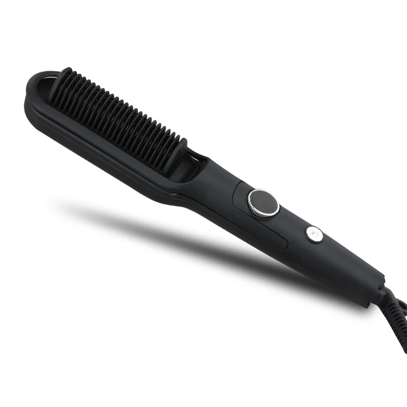 Household Professional Flat Iron Comb Electric Hair Straightener Brush