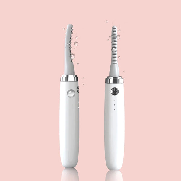 Natural Fashion Girl Heated Pink Eyelash Curler Electronic