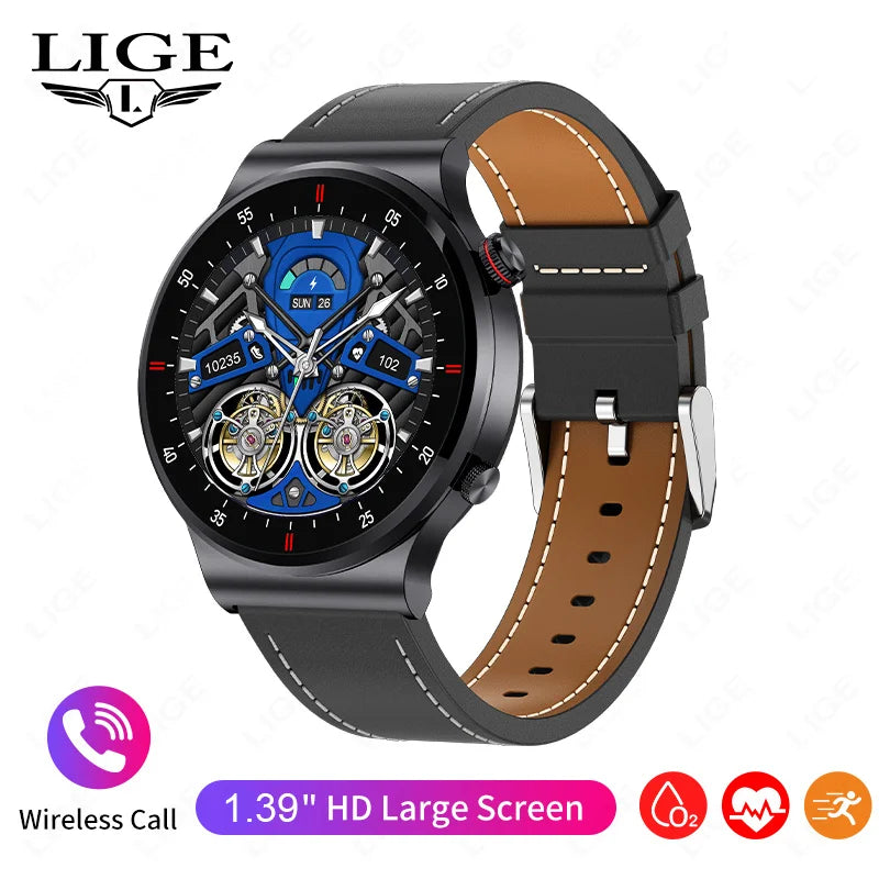 BW0382 NFC Smart Watch for Men Women Answer Make Call Fitness Tracker Running Watch Music