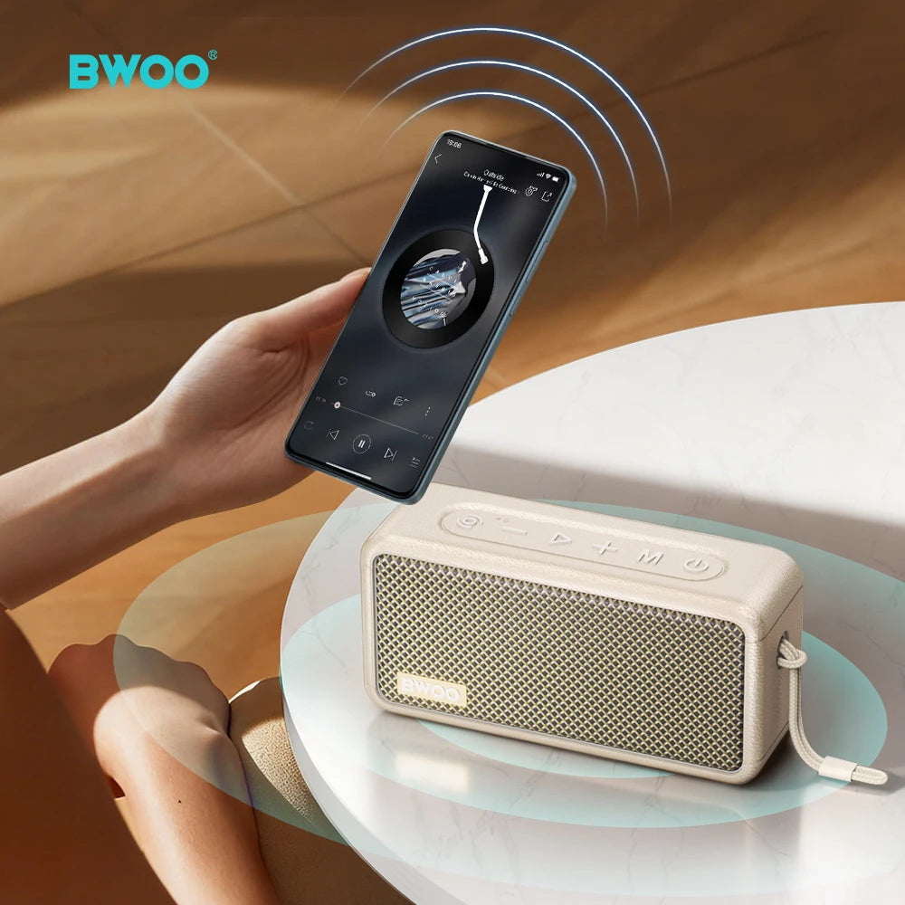 Portable Ipx67 Waterproof Outdoor Wireless Stereo Speaker with Microphone for Travel