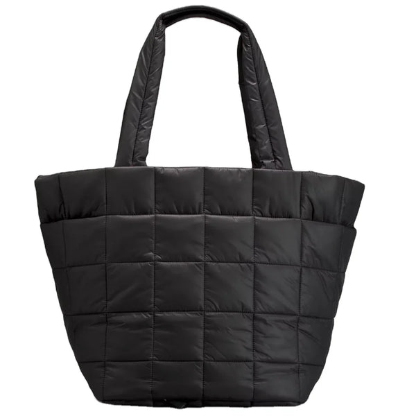 Custom Quilted Puffer Tote Bag Lightweight Nylon Puffer Carryall Bag for Women Girl