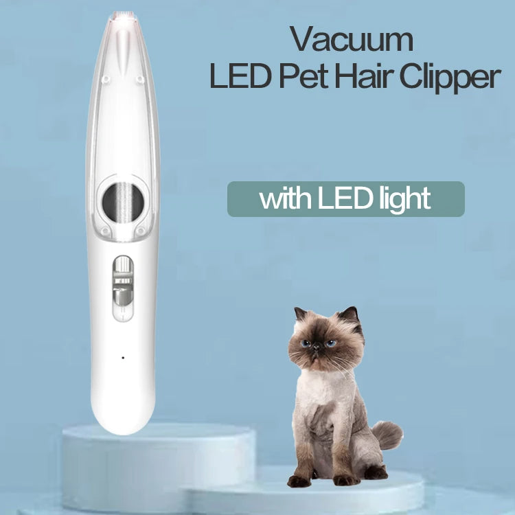 Pet Grooming Vacuum With Clippers Trimmers Dog Cat Hair Remover Tools Kit Electric Dog