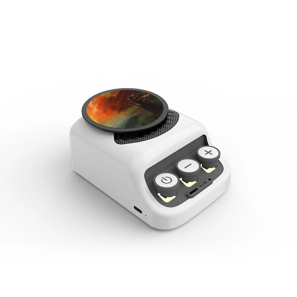 Wireless Mini Bluetooth Speaker Portable Home BT Party Speaker Retro CD Design for Gift