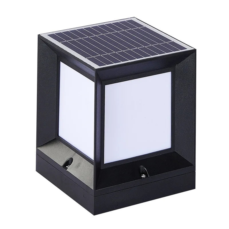 Modern Style Solar Garden Light 50w Waterproof Yard Fence Lighting Solar Powered