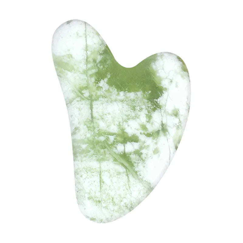 Natural Crystal Gua Sha Tool and Jade Roller Facial Massager, 15 Styles