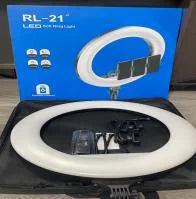 RL18 21 Inch LED Ring Light Beauty Lamp for Live Stream Fill & Photography Plastic