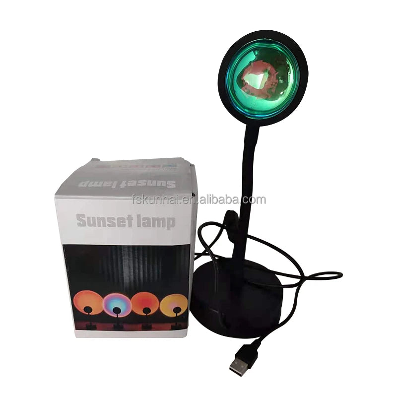 LED Sunset Projection Lamp Web Celebrity Special Photography Lamp KH-SP-RGB