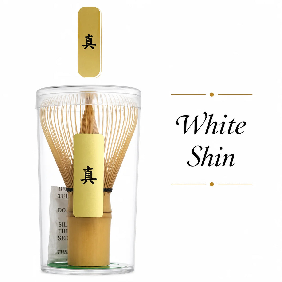Handmade Japanese Matcha Whisk Ceremonial Customize Purple Shin Chasen With Charming