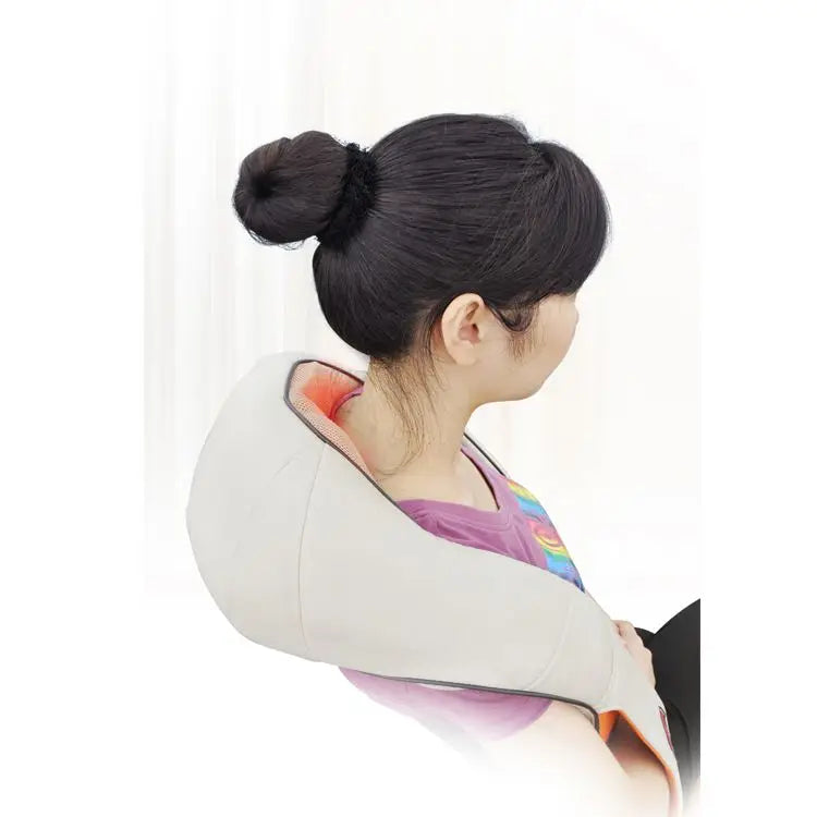 Massage Pillow Shiatsu With Heat Shoulder Comfort Pregnancy Naipo Rotating Mechanism