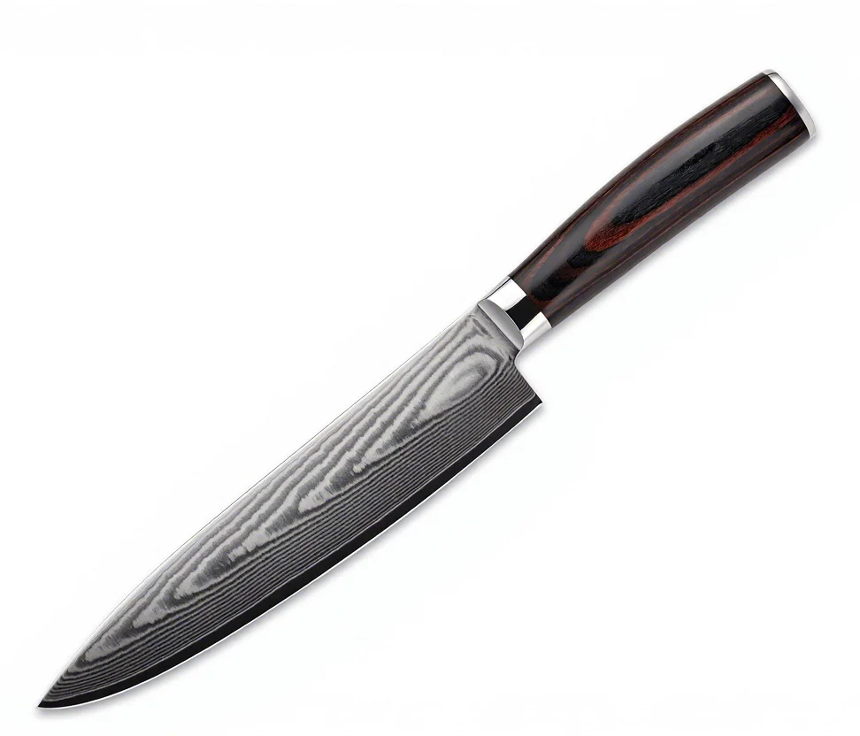 Professional Japanese Kitchen Chef Knife 67 Layers Damascus Steel VG10 Core 8 Inch Chef