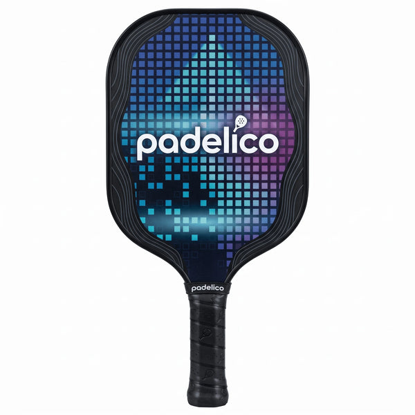 Rectangular Fiberglass Pickleball Paddle Full Set, 11mm Thick and 230g Weight