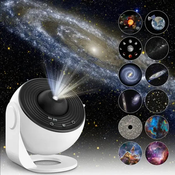 12 in 1 Planetarium Galaxy Star Projector Rotating Nebula Projector Lamp Timed Starry
