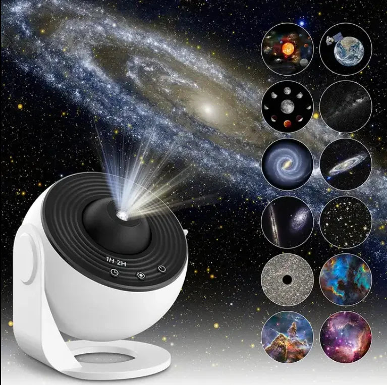 12 in 1 Planetarium Galaxy Star Projector Rotating Nebula Projector Lamp Timed Starry