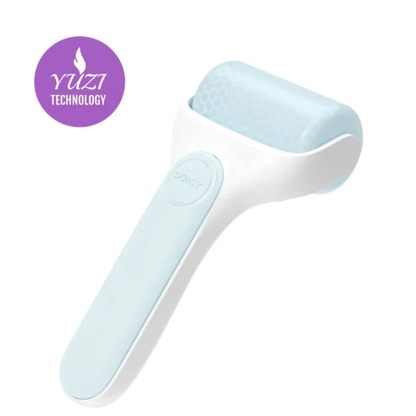 Ice Roller for Face and Eyes, Cooling Facial Massage Roller in White or Blue