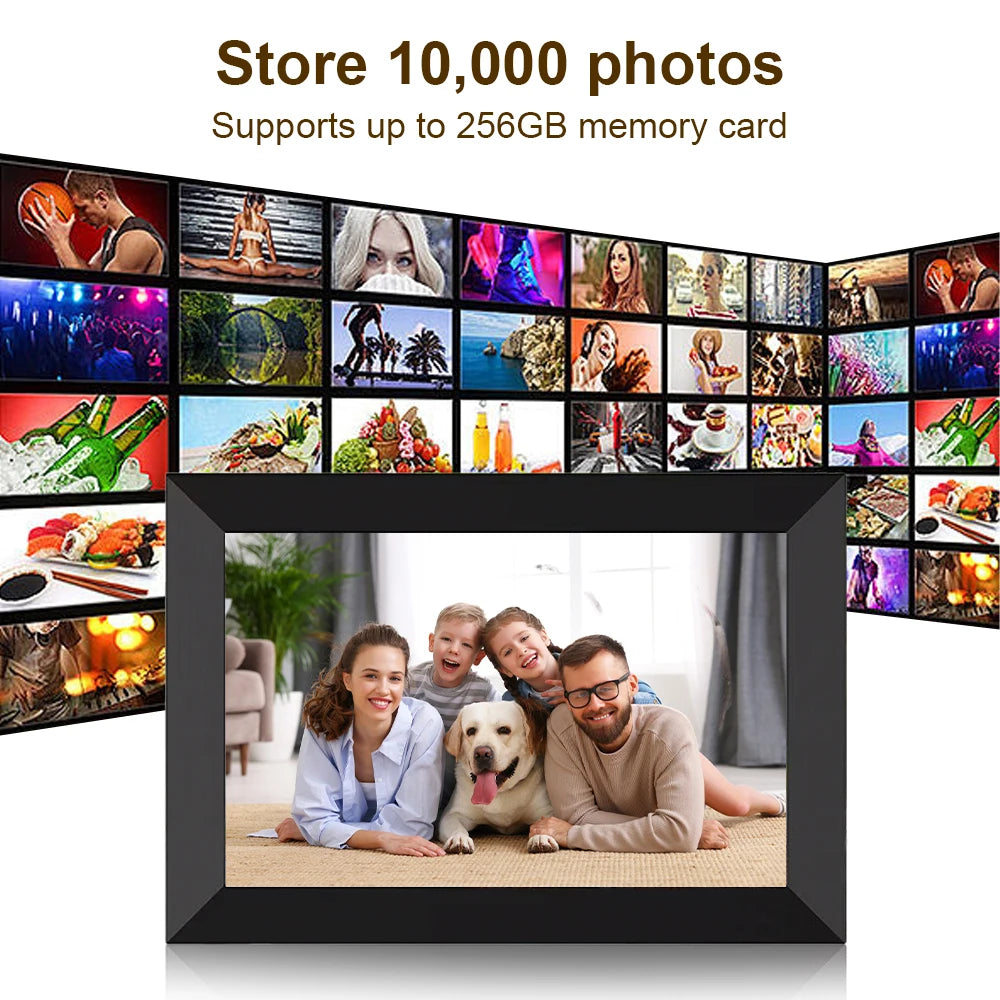 WiFi Digital Photo Frame with High Definition Smartphone Screen and Easy Smartphone