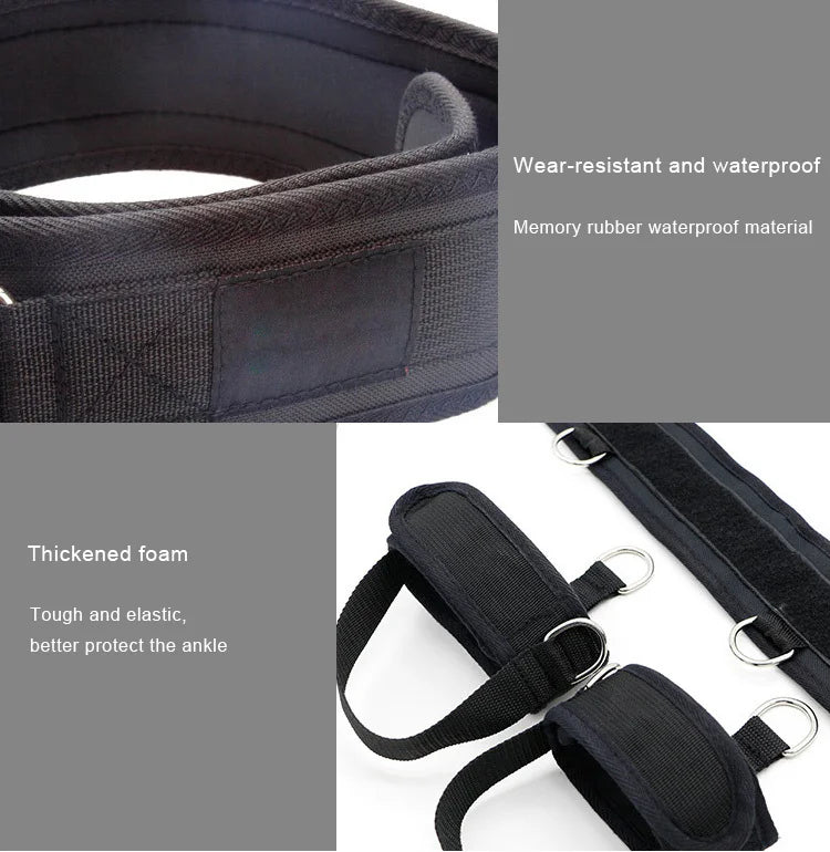 Vertical Jump Trainer Leg Strength Resistance Bands Set for Basketball Volleyball