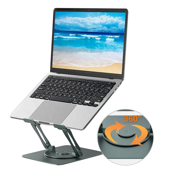 Foldable Aluminum Laptop Desk Stand Vertical Laptop Stand Holder Portable Adjustable