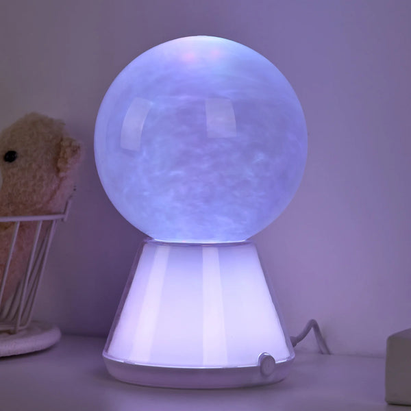 Gift Decor RGB Plastic Ball Led Crystal Ball Lighting 3d Cloudy Color Changing Party