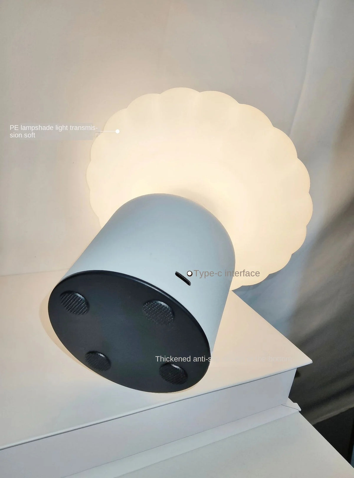Modern Luxury LED Touch Control Table Lamps Portable Cordless with Warm White Light