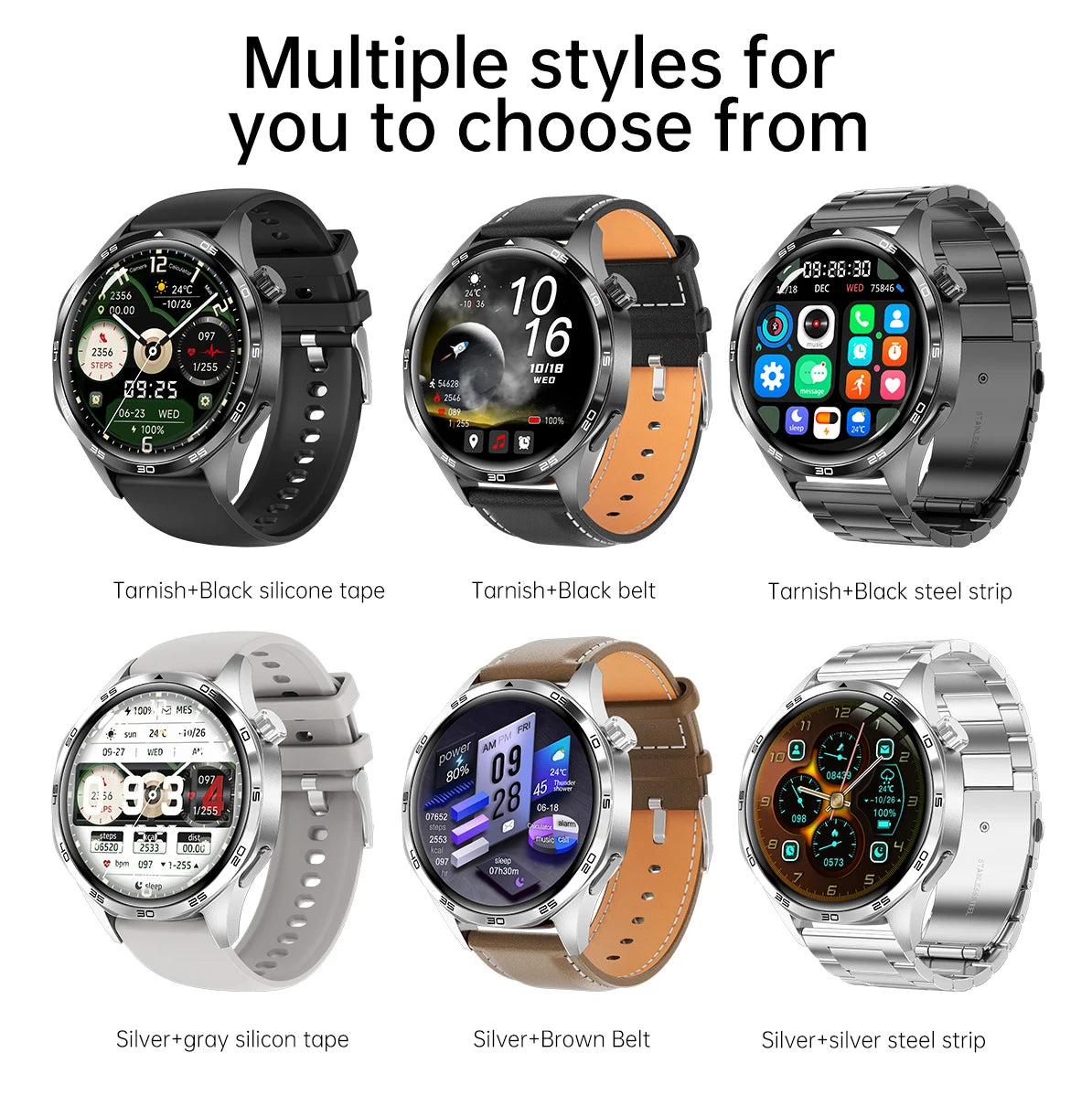 Watch 5 Pro HD Screen Smart Watch Answer Call IP67 Waterproof Sports Fitness Tracker