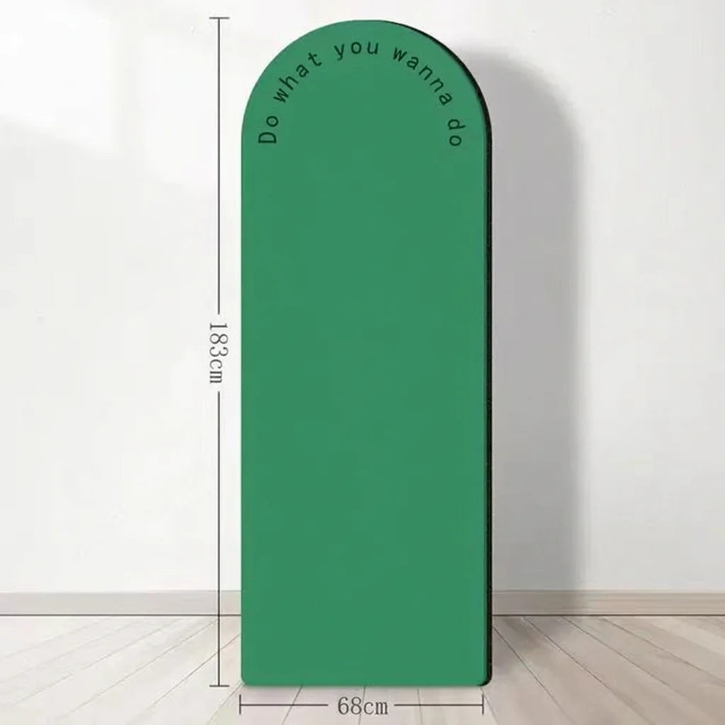 Oval 183*68cm PU Gym Fitness Pilates Eco-Friendly Non-Slip Soft Yoga Mat