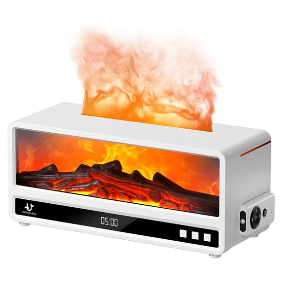 Flame Aroma Diffuser with 250ml Tank, 7 Mood Light Colors and Remote